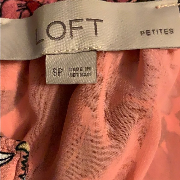 LOFT summer floral shift dress - petite - Picture 5 of 6